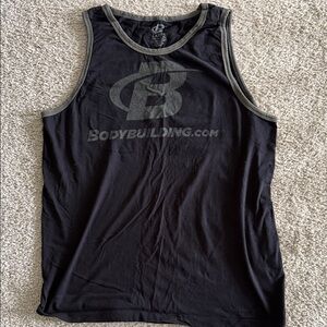 Black Tank Top for Men